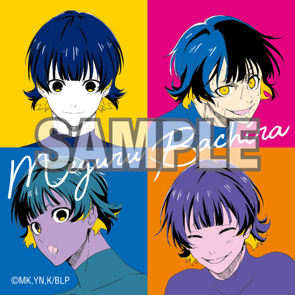 『ブルーロック』ビッグ正方形缶バッジ ポップアート (蜂楽廻)