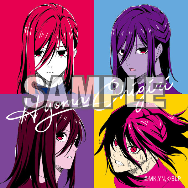 『ブルーロック』ビッグ正方形缶バッジ ポップアート (千切豹馬)