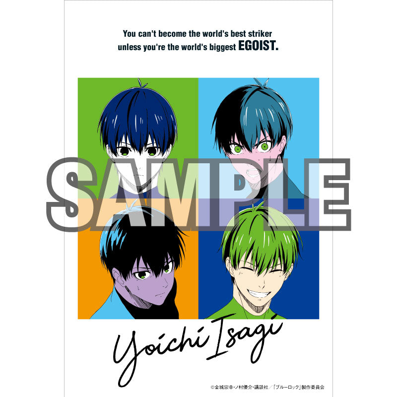 ブルーロック』ポストカード ポップアート (潔世一) - Anime Store.JP