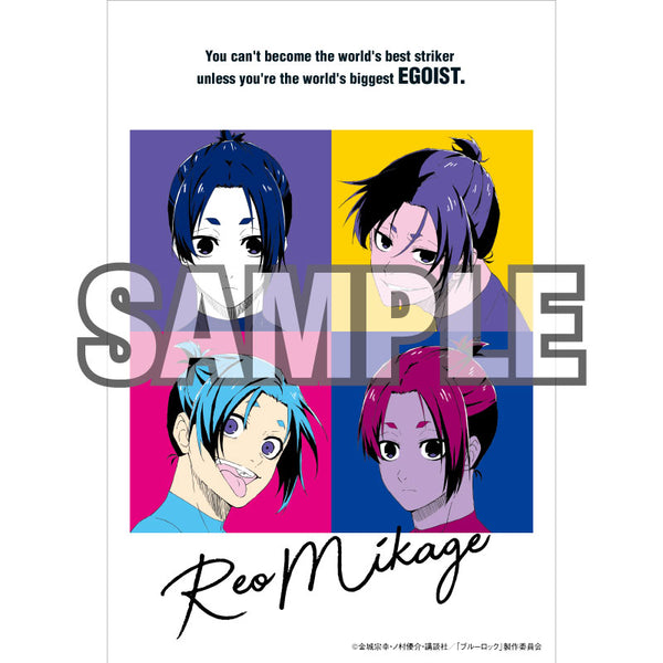 『ブルーロック』ポストカード ポップアート (御影玲王)
