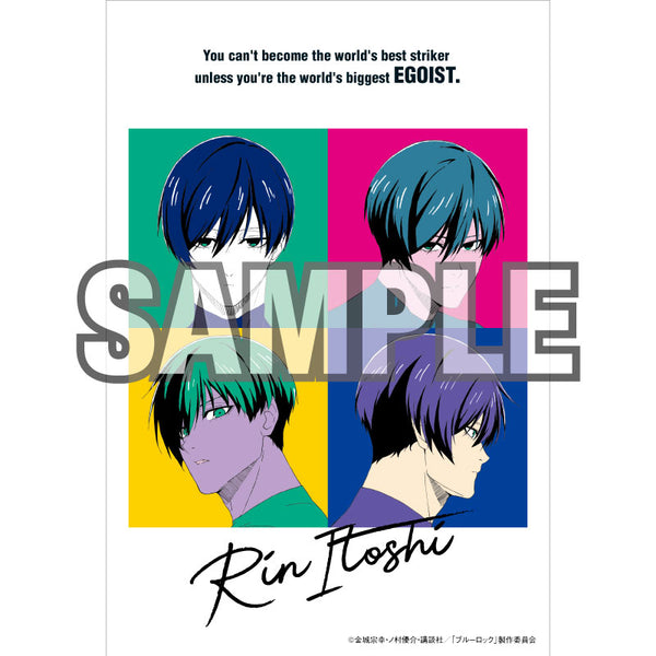 『ブルーロック』ポストカード ポップアート (糸師凛)