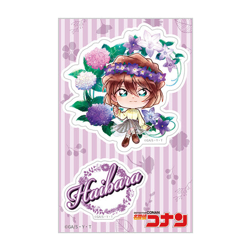 『名探偵コナン』クリアステッカー デフォルメ 花冠-flow in the wind-(灰原)【202512再販】