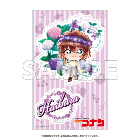 『名探偵コナン』クリアステッカー デフォルメ 花冠-flow in the wind-(灰原)【202512再販】
