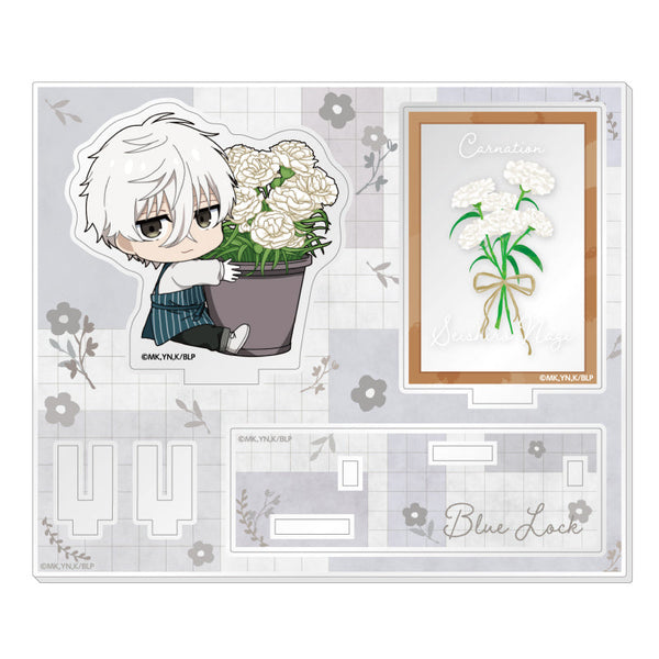 『ブルーロック』アクリルカードスタンド フラワーマルシェデフォルメ (凪 誠士郎)