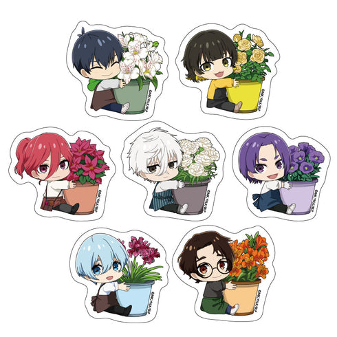 『ブルーロック』クリアステッカー フラワーマルシェデフォルメ (潔 世一)