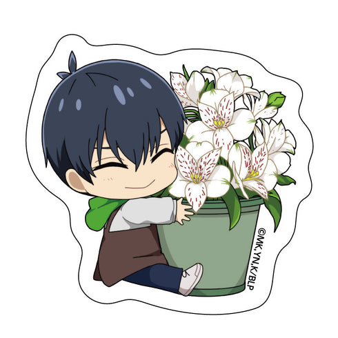 『ブルーロック』クリアステッカー フラワーマルシェデフォルメ (潔 世一)