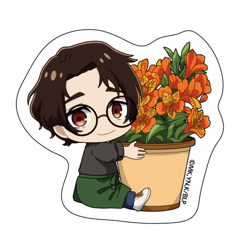 『ブルーロック』クリアステッカー フラワーマルシェデフォルメ (雪宮 剣優)