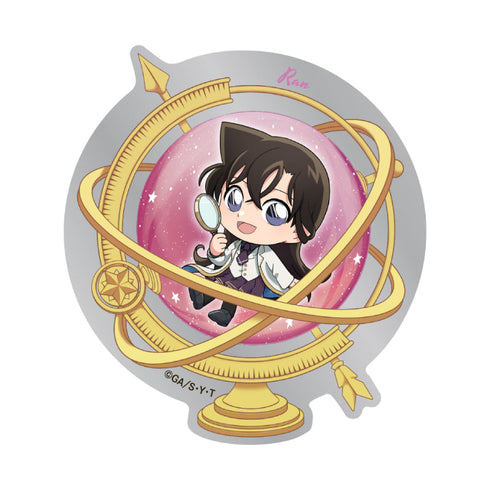 『名探偵コナン』プチエンボスステッカー 天文学者 デフォルメ (毛利 蘭)