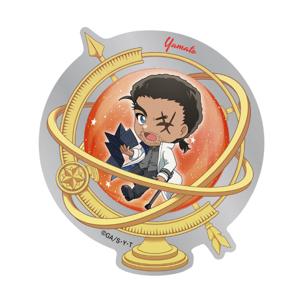 『名探偵コナン』プチエンボスステッカー 天文学者 デフォルメ (大和 敢助)