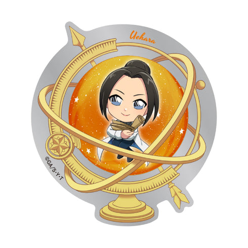 『名探偵コナン』プチエンボスステッカー 天文学者 デフォルメ (上原 由衣)
