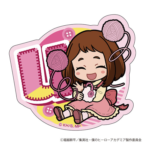 『僕のヒーローアカデミア』ステッカー 編め!あみぐるみデフォルメ (麗日 お茶子)
