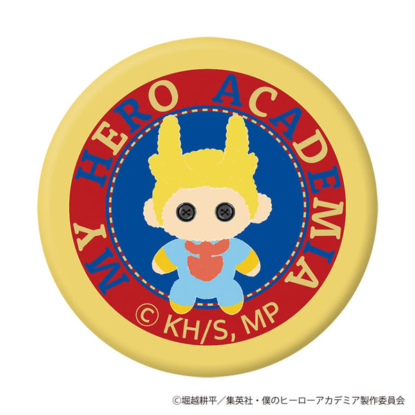 『僕のヒーローアカデミア』刺繍缶ミラー 編め!あみぐるみ モチーフ (オールマイト)