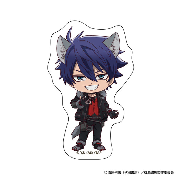 『桃源暗鬼』ダイカットステッカー 人狼デフォルメ (一ノ瀬 四季)