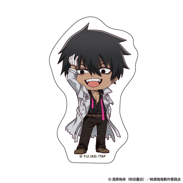 『桃源暗鬼』ダイカットステッカー 人狼デフォルメ (桃角 桜介)