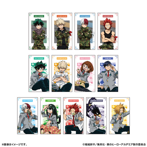 《我的英雄学院》透明艺术卡(每包3张)vol.1 动画10周年纪念 复刻版【BOX】