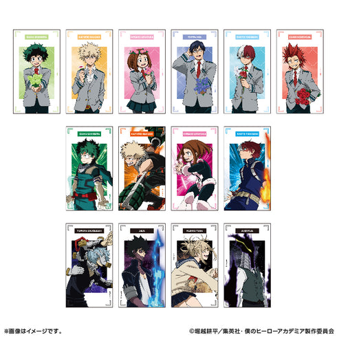 《我的英雄学院》透明艺术卡(每包3张)vol.1 动画10周年纪念 复刻版【BOX】