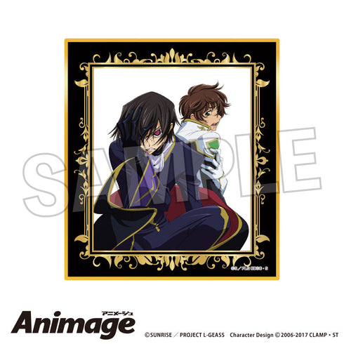 "Code Geass: Lelouch of the Rebellion" Animage Glittering Autograph Card B