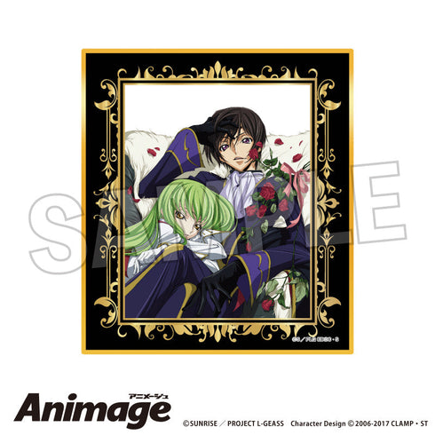 『コードギアス 反逆のルルーシュ』Animageギラギラ色紙 C【202506再販】