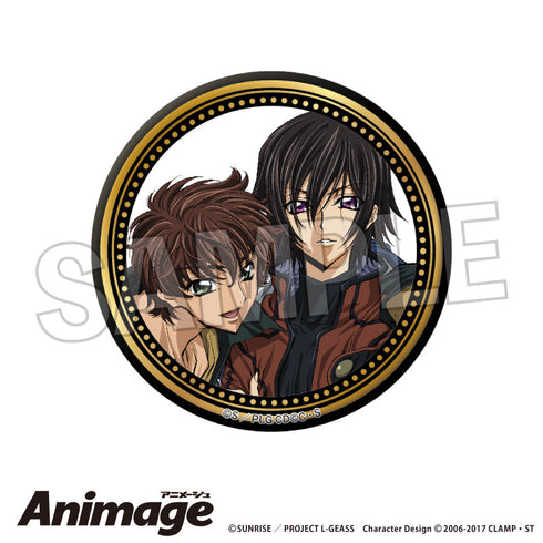 『コードギアス 反逆のルルーシュ』Animageギラギラ缶バッジ A【202506再販】