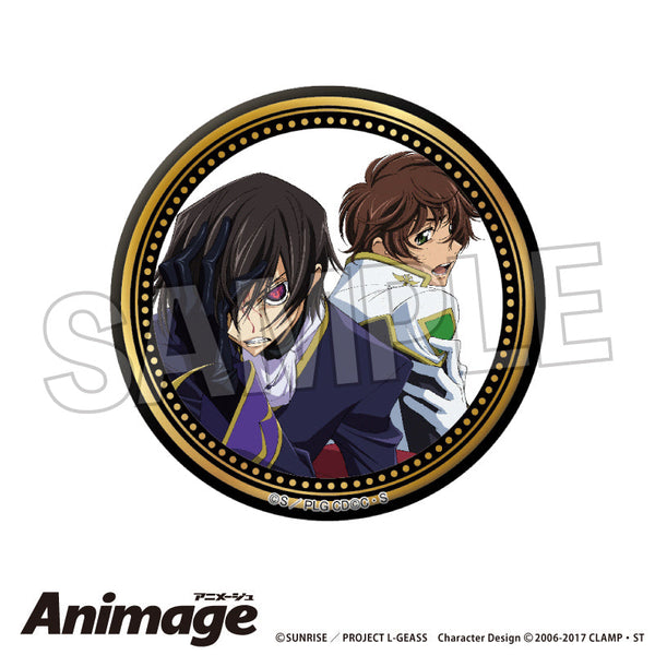 『コードギアス 反逆のルルーシュ』Animageギラギラ缶バッジ B【202506再販】