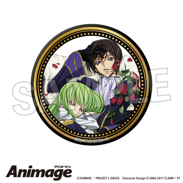 『コードギアス 反逆のルルーシュ』Animageギラギラ缶バッジ C【202506再販】