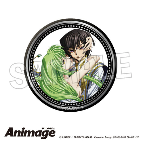 『コードギアス 反逆のルルーシュ』Animageギラギラ缶バッジ H【202506再販】