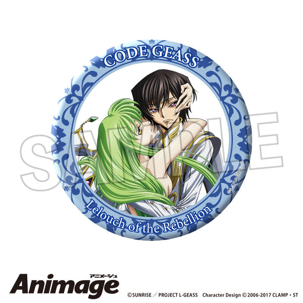 『コードギアス 反逆のルルーシュ』Animageギラギラ缶バッジ 大 H【202506再販】