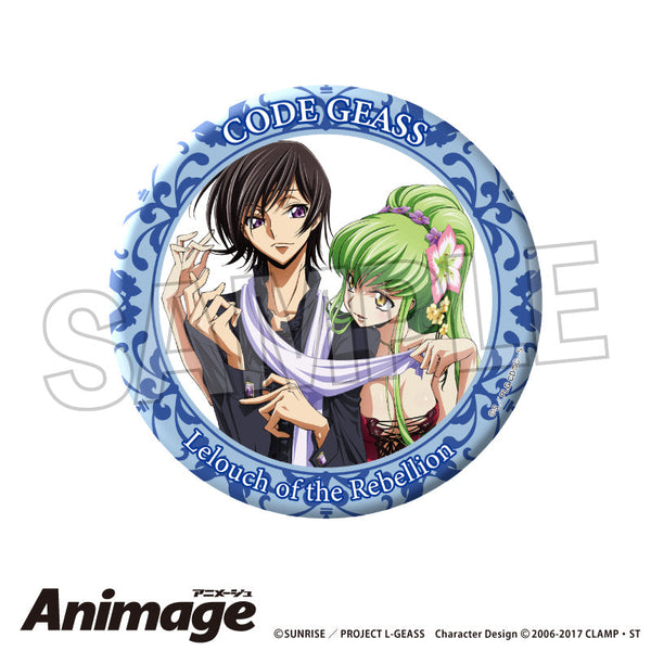 『コードギアス 反逆のルルーシュ』Animageギラギラ缶バッジ 大 I