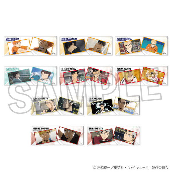 『ハイキュー!!』トレーディングロング缶バッジ 場面写BOX【BOX】