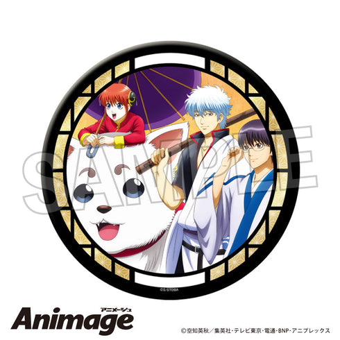 『銀魂』ギラギラ缶バッジ 大 5