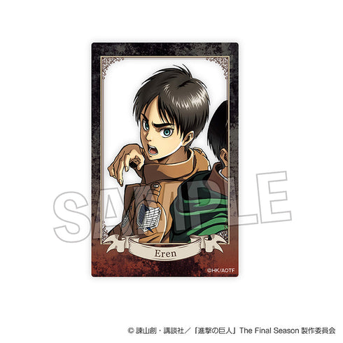 "Attack on Titan" Acrylic Card D