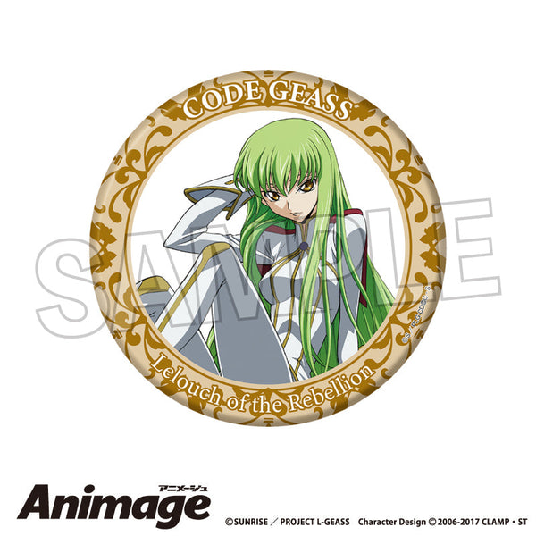 『コードギアス 反逆のルルーシュ』Animageギラギラ缶バッジ 大 vol.3 E