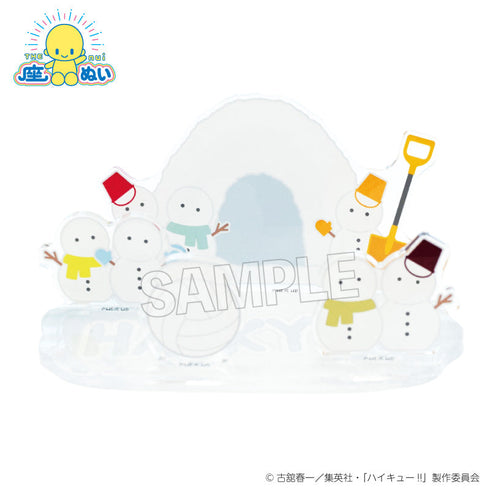 『ハイキュー!!』座ぬいのフォトスポット 雪の日ver.