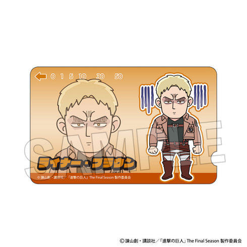 "Attack on Titan" DOTABATA! Acrylic Card: Reiner
