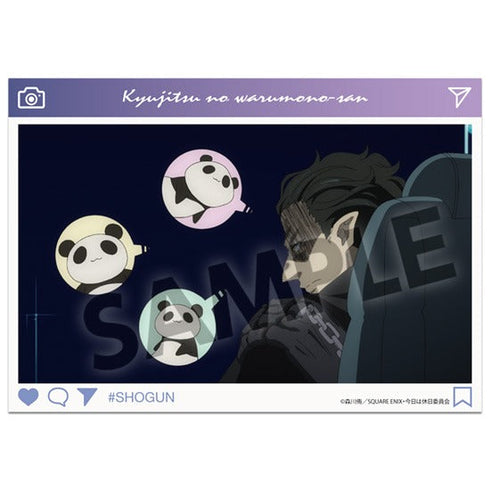 『休日のわるものさん』A6ビジュアルアクリルプレート ショーグン