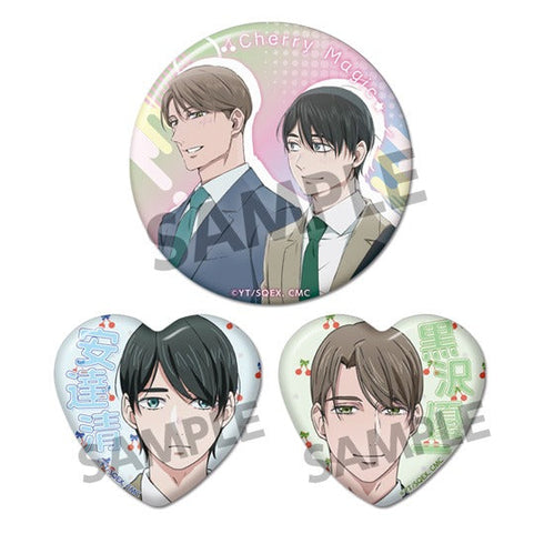 『30歳まで童貞だと魔法使いになれるらしい』缶バッジセット 安達清&黒沢優一