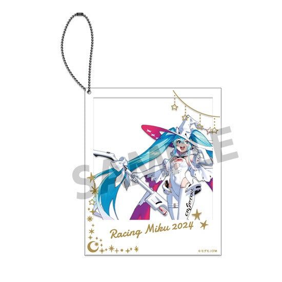 『初音ミク レーシングミク』2024 キービジュアル1 Ver. ポラロイド風アクリルキーホルダー
