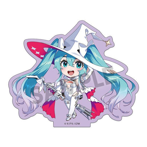 『初音ミク レーシングミク』2024 ねんどろいどぷらす キービジュアル1 Ver. アクリルクリップスタンド