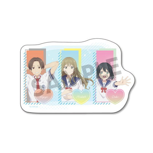 『先輩はおとこのこ』ダイカットステッカー 第2弾キービジュアル