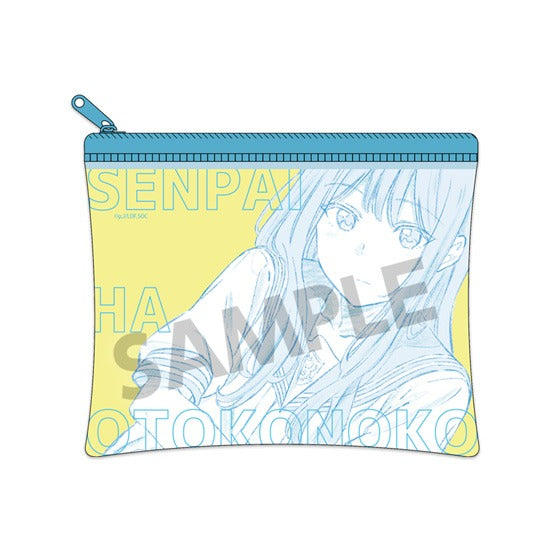 『先輩はおとこのこ』ミニクリアフラットポーチ 花岡まこと