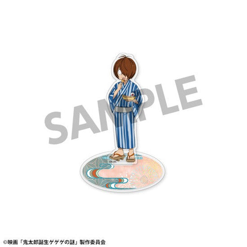 『鬼太郎誕生 ゲゲゲの謎』描き下ろしアクリルスタンド 鬼太郎&目玉おやじ お祭り ver.