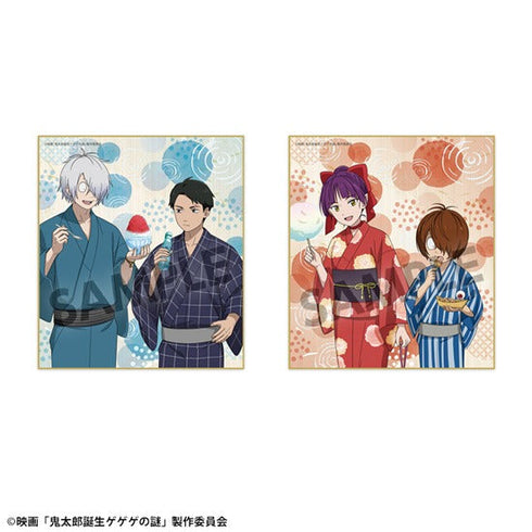 『鬼太郎誕生 ゲゲゲの謎』描き下ろしトレーディングミニ色紙 お祭り ver.【BOX】