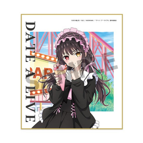 『デート・ア・ライブV』描き下ろしミニ色紙 時崎狂三 遊園地デート ver.