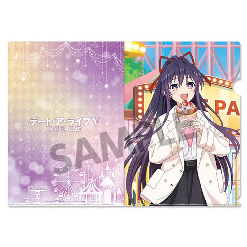 『デート・ア・ライブV』描き下ろしクリアファイル 夜刀神十香 遊園地デート ver.