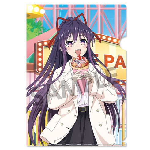 『デート・ア・ライブV』描き下ろしクリアファイル 夜刀神十香 遊園地デート ver.