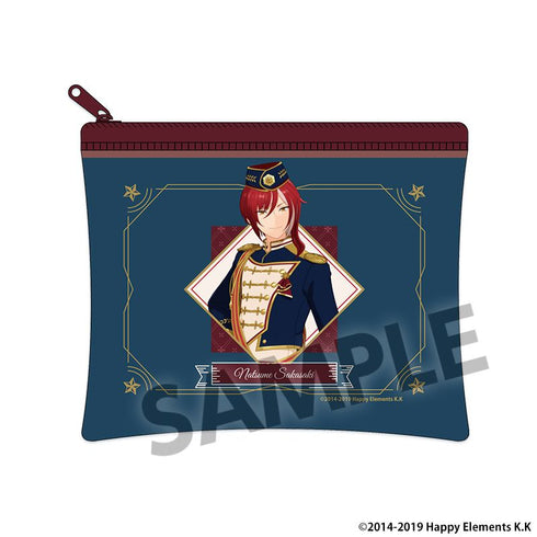 "Ensemble Stars!!" Memories Selection "Element" Mini Clear Flat Pouch: Sakura Natsume