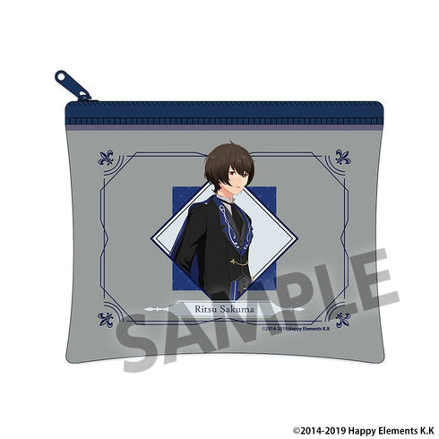 "Ensemble Stars!!" Memories Selection "Checkmate" Mini Clear Flat Pouch: Rintsu Sakuma