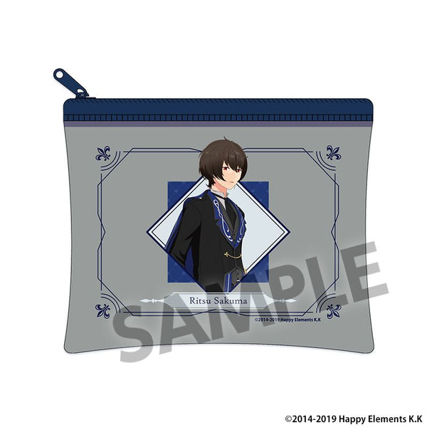 "Ensemble Stars!!" Memories Selection "Checkmate" Mini Clear Flat Pouch: Rintsu Sakuma