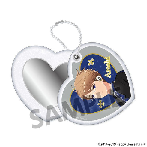 "Ensemble Stars!!" Memories Selection "Checkmate" Heart-Shaped Slide Mirror: Arashi Narukami