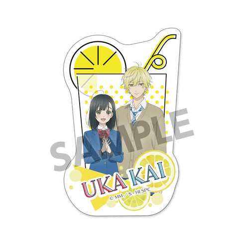 『ハニーレモンソーダ』ダイカットステッカー 石森羽花&三浦 界